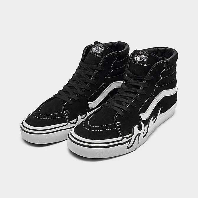 Vans Sk8-Hi Flame Suede Casual Shoes Black/White - 005UJBZW 001 4 Vans Sk8-Hi Flame Suede Casual Shoes Black/White - 005UJBZW 001 - Image 2