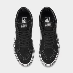 Vans Sk8-Hi Flame Suede Casual Shoes Black/White - 005UJBZW 001 12 Vans Sk8-Hi Flame Suede Casual Shoes Black/White - 005UJBZW 001 -Nikes Shoes Shop 005UJBZW 001 P5