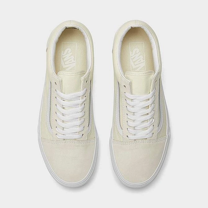 Women's Vans Old Skool Stackform Soft Suede Casual Shoes Marshmallow - 009PZCCZ 100 7 Women's Vans Old Skool Stackform Soft Suede Casual Shoes Marshmallow - 009PZCCZ 100 - Image 5