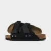 Women's Birkenstock Uji Nubuck Suede Leather Sandals Black - 1024832 001 -Nikes Shoes Shop 1024832 001 P1