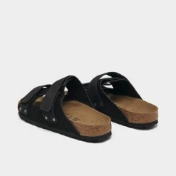 Women's Birkenstock Uji Nubuck Suede Leather Sandals Black - 1024832 001 11 Women's Birkenstock Uji Nubuck Suede Leather Sandals Black - 1024832 001 -Nikes Shoes Shop 1024832 001 P4