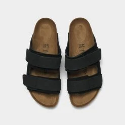 Women's Birkenstock Uji Nubuck Suede Leather Sandals Black - 1024832 001 12 Women's Birkenstock Uji Nubuck Suede Leather Sandals Black - 1024832 001 -Nikes Shoes Shop 1024832 001 P5