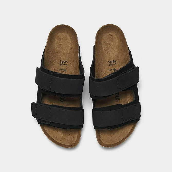 Women's Birkenstock Uji Nubuck Suede Leather Sandals Black - 1024832 001 7 Women's Birkenstock Uji Nubuck Suede Leather Sandals Black - 1024832 001 - Image 5