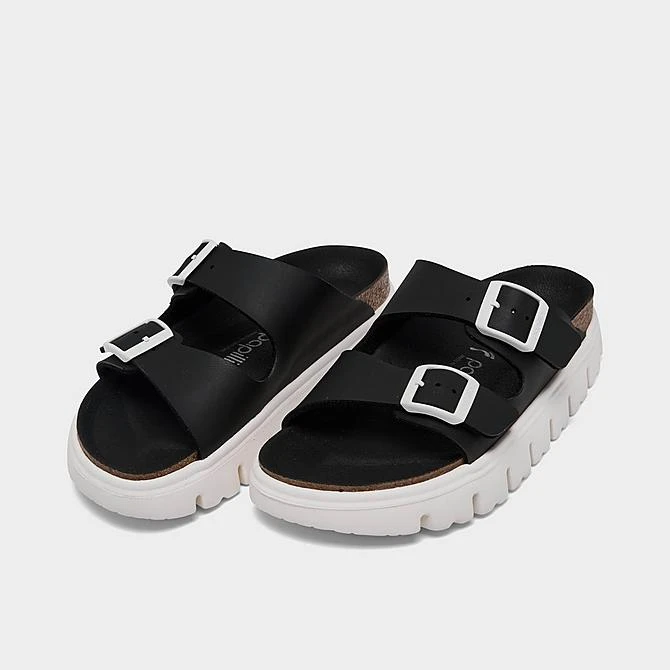 Women's Birkenstock Arizona Chunky Birko-Flor Platform Sandals Black - 1025304 001 4 Women's Birkenstock Arizona Chunky Birko-Flor Platform Sandals Black - 1025304 001 - Image 2