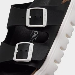 Women's Birkenstock Arizona Chunky Birko-Flor Platform Sandals Black - 1025304 001 10 Women's Birkenstock Arizona Chunky Birko-Flor Platform Sandals Black - 1025304 001 -Nikes Shoes Shop 1025304 001 P3