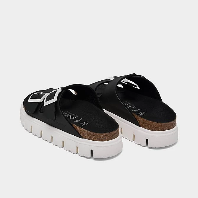 Women's Birkenstock Arizona Chunky Birko-Flor Platform Sandals Black - 1025304 001 6 Women's Birkenstock Arizona Chunky Birko-Flor Platform Sandals Black - 1025304 001 - Image 4