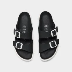Women's Birkenstock Arizona Chunky Birko-Flor Platform Sandals Black - 1025304 001 12 Women's Birkenstock Arizona Chunky Birko-Flor Platform Sandals Black - 1025304 001 -Nikes Shoes Shop 1025304 001 P5