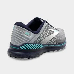 Women's Brooks Adrenaline GTS 22 Running Shoes Grey/Peacoat/Aruba - 1203531B 036 -Nikes Shoes Shop 1203531B 036 P4