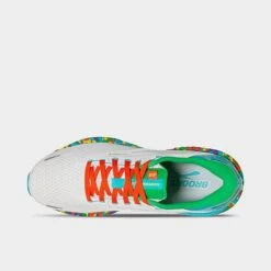 Women's Brooks Adrenaline GTS 22 Running Shoes White/Red/Green - 1203531B 127 12 Women's Brooks Adrenaline GTS 22 Running Shoes White/Red/Green - 1203531B 127 -Nikes Shoes Shop 1203531B 127 P5