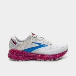 Women's Brooks Adrenaline GTS 22 Running Shoes White/Oyster/Brilliant - 1203531B 160