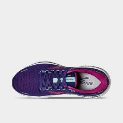 Women's Brooks Adrenaline GTS 22 Running Shoes Navy/Yucca/Pink - 1203531B 403 -Nikes Shoes Shop 1203531B 403 P5