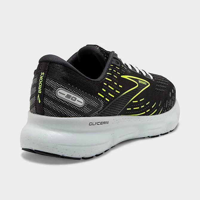 Women's Brooks Glycerin 20 Running Shoes Ebony/White/Nightlife - 1203691B 047 6 Women's Brooks Glycerin 20 Running Shoes Ebony/White/Nightlife - 1203691B 047 - Image 4