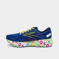 Women's Brooks Glycerin 20 Running Shoes Blue/Peacoat/Yellow - 1203691B 462 -Nikes Shoes Shop 1203691B 462 P3