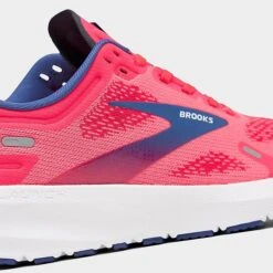 Women's Brooks Launch 9 Running Shoes Pink/Fuchsia/Cobalt - 1203731B 604 -Nikes Shoes Shop 1203731B 604 P3