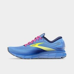 Women's Brooks Trace 2 Road Running Shoes Blue/Pink/Nightlife - 1203751B 449 -Nikes Shoes Shop 1203751B 449 P3