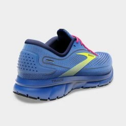 Women's Brooks Trace 2 Road Running Shoes Blue/Pink/Nightlife - 1203751B 449 -Nikes Shoes Shop 1203751B 449 P4