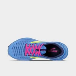 Women's Brooks Trace 2 Road Running Shoes Blue/Pink/Nightlife - 1203751B 449 -Nikes Shoes Shop 1203751B 449 P5