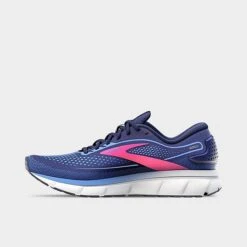 Women's Brooks Trace 2 Road Running Shoes Peacoat/Blue/Pink - 1203751B 460 -Nikes Shoes Shop 1203751B 460 P3