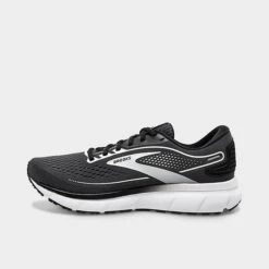 Women's Brooks Trace 2 Road Running Shoes (Wide Width D) Ebony/Black/White - 1203751D 016 -Nikes Shoes Shop 1203751D 016 P3