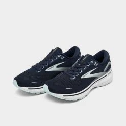 Women's Brooks Ghost 15 Running Shoes Peacoat/Pearl/Salt Air - 1203801B 450 -Nikes Shoes Shop 1203801B 450 P2