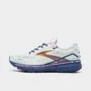 Women's Brooks Ghost 15 Running Shoes Spa Blue/Neo Pink/Copper - 1203801B 492 -Nikes Shoes Shop 1203801B 492 P1