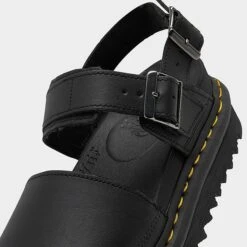 Women's Dr. Martens Voss Leather Strap Sandals Black Hydro - 24233001 001 -Nikes Shoes Shop 24233001 001 P3