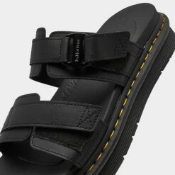 Dr. Martens Chilton Leather Dual Strap Slide Sandals Black Hydro - 25766001 001 -Nikes Shoes Shop 25766001 001 P3