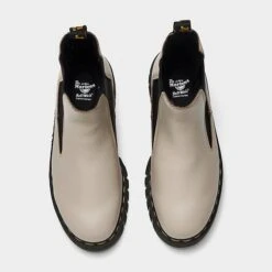 Women's Dr. Martens Audrick Platform Chelsea Boots Vintage Taupe/Black - 27148348 348 -Nikes Shoes Shop 27148348 348 P5