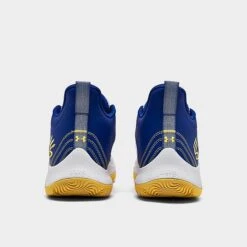 Under Armour 3Z6 Basketball Shoes White/Royal/Taxi - 3025090 103 -Nikes Shoes Shop 3025090 103 P4