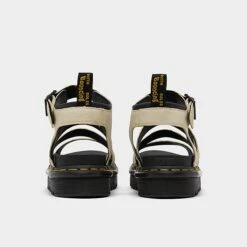 Women's Dr. Martens Blaire Hydro Leather Strap Sandals Parchment Beige - 30706292 292 -Nikes Shoes Shop 30706292 292 P4