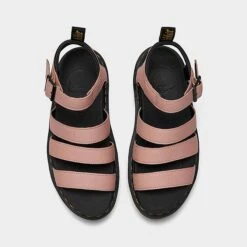 Women's Dr. Martens Blaire Hydro Leather Strap Sandals Peach Beige - 30706329 329 -Nikes Shoes Shop 30706329 329 P5