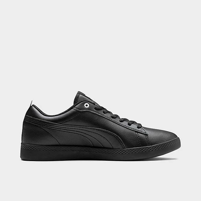 Women's Puma Smash V2 Leather Casual Shoes Puma Black/Puma Black - 36520803 001 5 Women's Puma Smash V2 Leather Casual Shoes Puma Black/Puma Black - 36520803 001 - Image 3