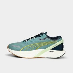 Women's Puma Run XX Nitro Running Shoes Adriatic/Dark Night/Fresh Pear - 37783101 060
