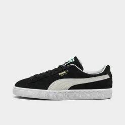 Women's Puma Suede Classic Casual Shoes Black/White/Egret - 38141001 001