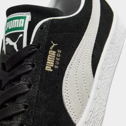 Women's Puma Suede Classic Casual Shoes Black/White/Egret - 38141001 001 -Nikes Shoes Shop 38141001 001 P3