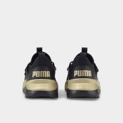 Women's Puma Pacer Future Allure Casual Shoes Black/Matte Gold - 38463606 001 -Nikes Shoes Shop 38463606 001 P4