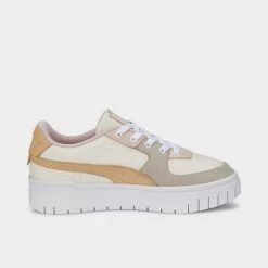 Women's Puma Cali Dream Pastel Casual Shoes Whisper White/Puma White/Island Pink - 38559704 100 -Nikes Shoes Shop 38559704 100 P3