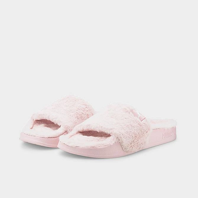 Women's Puma Leadcat 2.0 Fluff Slide Sandals Chalk Pink/Puma White - 38580302 690 4 Women's Puma Leadcat 2.0 Fluff Slide Sandals Chalk Pink/Puma White - 38580302 690 - Image 2
