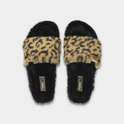 Women's Puma Leadcat 2.0 Fluff Safari Slide Sandals Puma Black/Pale Khaki - 38580402 001 12 Women's Puma Leadcat 2.0 Fluff Safari Slide Sandals Puma Black/Pale Khaki - 38580402 001 -Nikes Shoes Shop 38580402 001 P5