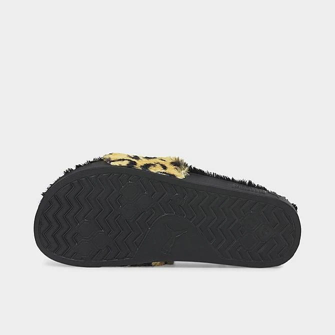 Women's Puma Leadcat 2.0 Fluff Safari Slide Sandals Puma Black/Pale Khaki - 38580402 001 8 Women's Puma Leadcat 2.0 Fluff Safari Slide Sandals Puma Black/Pale Khaki - 38580402 001 - Image 6