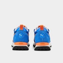 Women's Puma Rider FV Vintage Casual Shoes Bluemazing/Dragon Fire - 38747501 400 -Nikes Shoes Shop 38747501 400 P4