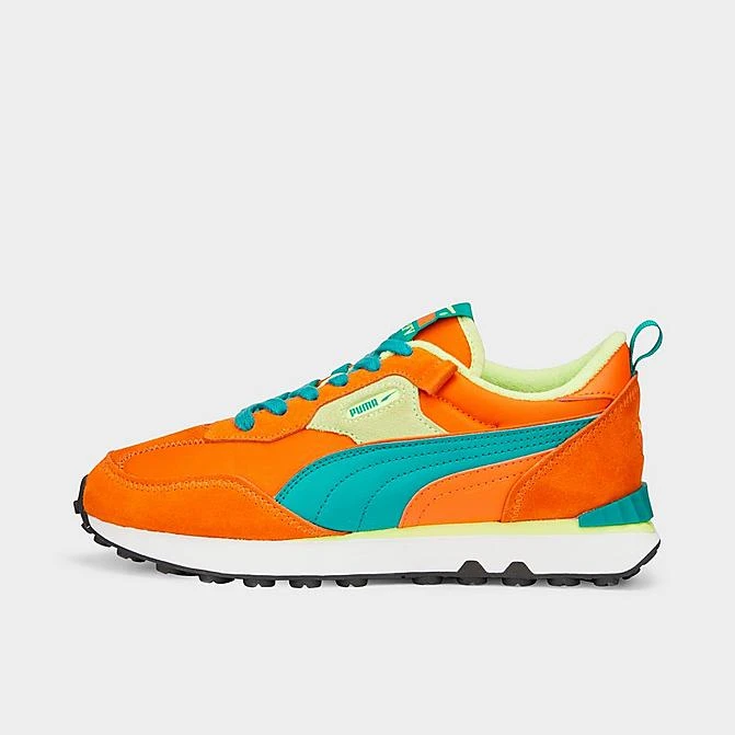 Women's Puma Rider FV Vintage Casual Shoes Vibrant Orange/Green/Light Lime - 38747503 800 3 Women's Puma Rider FV Vintage Casual Shoes Vibrant Orange/Green/Light Lime - 38747503 800