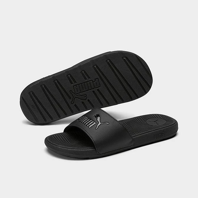 Women's Puma Cool Cat 2.0 Slide Sandals Puma Black/Puma Black - 38910810 001 4 Women's Puma Cool Cat 2.0 Slide Sandals Puma Black/Puma Black - 38910810 001 - Image 2