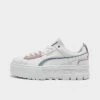 Women's Puma Mayze Casual Shoes White/Rose/Blue - 38986201 100 -Nikes Shoes Shop 38986201 100 P1