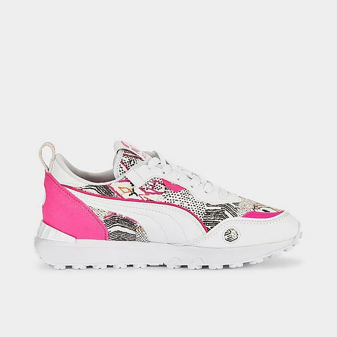 Women's Puma Rider FV Artisan Casual Shoes Puma White/Ravish - 38988701 100 5 Women's Puma Rider FV Artisan Casual Shoes Puma White/Ravish - 38988701 100 - Image 3