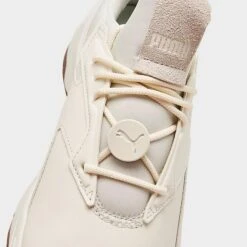 Women's Puma Fierce Nitro Leather Casual Shoes Marshmallow/White/Gum - 38993204 100 -Nikes Shoes Shop 38993204 100 P3