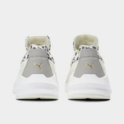 Women's Puma Fierce Nitro Leopard Casual Shoes Marshmallow/Castlerock/Puma Team Gold - 39025101 100 -Nikes Shoes Shop 39025101 100 P3
