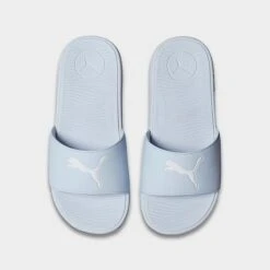 Women's Puma Cool Cat 2.0 Sport Slide Sandals Lucite/Puma White - 39096309 060 -Nikes Shoes Shop 39096309 060 P5