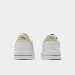 Women's Puma Cali Court Match Casual Shoes Puma White/Granola - 39309402 100 -Nikes Shoes Shop 39309402 100 P4