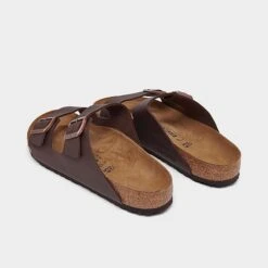 Men's Birkenstock Arizona Birko-Flor Sandals Mocha - 51701 200 -Nikes Shoes Shop 51701 200 P4